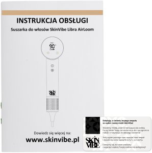 Suszarka SkinVibe SkinVibe Libra AirLoom (SV-002BK) + SkinVibe PonyGadget - Guma do włosów, brązowa, XL (SV-006BR) 3