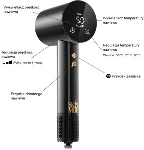 Suszarka SkinVibe SkinVibe Libra AirLoom (SV-002BK) + SkinVibe Aurea Family X Plasma (SV-001SL) 8