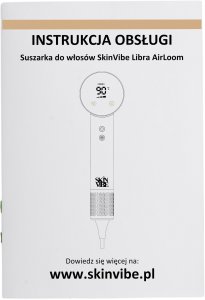 Suszarka SkinVibe SkinVibe Libra AirLoom (SV-002BK) + SkinVibe Astra SteamPlasma Silver 5