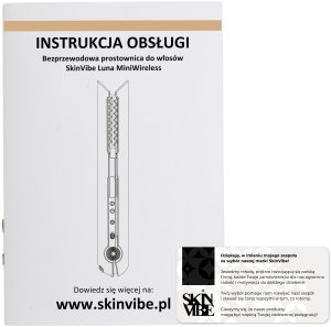 Prostownica SkinVibe SkinVibe Luna MiniWireless (SV-003BK) + SkinVibe Libra AirLoom (SV-002WH) 12