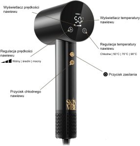 Prostownica SkinVibe SkinVibe Luna MiniWireless (SV-003WH) + SkinVibe Libra AirLoom (SV-002BK) 25