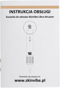Suszarka SkinVibe SkinVibe Libra AirLoom (SV-002WH) + SkinVibe PonyGadget - Guma do włosów, brązowa (SV-004BR) 10