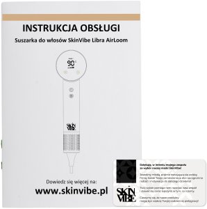 Suszarka SkinVibe SkinVibe Libra AirLoom (SV-002WH) + SkinVibe PonyGadget - Guma do włosów, kremowa, XL (SV-006CR) 9