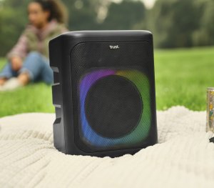 Fotel Trust GXT708R RESTO Czerwony (24217) + Głośnik Bluetooth Azura Czarny 10