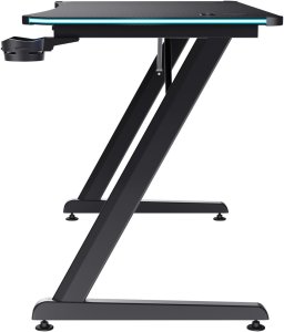 Biurko Trust GXT 709 Luminus RGB Czarne + Głośnik Bluetooth Azura Czarny 4