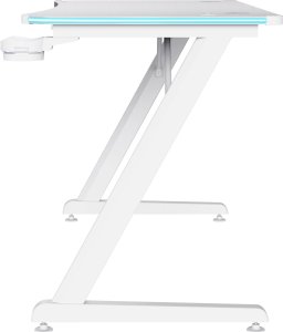 Biurko Trust GXT 709W Luminus RGB Białe + Głośnik Bluetooth Azura Czarny 6