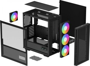 Pamięć Patriot Viper Venom, DDR5, 32 GB, 6000MHz, CL30 (PVV532G600C30K) + Zasilacz PN1000M + Chłodzenie AK620 Digital Pro + Obudowa CH560 ARGB Digital Czarna 15