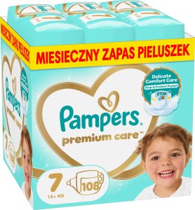 Pampers Pieluchy Premium Care 7, 15+ kg, 108 szt. x2 3