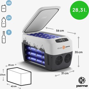 Lodówka turystyczna Peme Go 30 Adventure Orange + pasek na ramię 4
