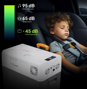 Lodówka turystyczna Peme Expedition 40 Adventure Orange + kabel usb 9