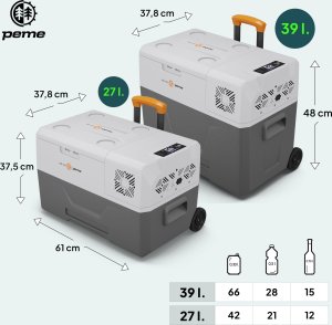 Lodówka turystyczna Peme Expedition 30 Adventure Orange + kabel usb 11