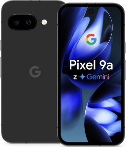 Smartfon Pixel 9A 5G 8/128GB Czarny (GA05769-GB) + FlexibleGlass + Etui Clear Case 5
