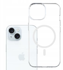 Smartfon Apple iPhone 15 256GB Blue (MTP93) + FlexibleGlass + Etui Armor MagCase 19