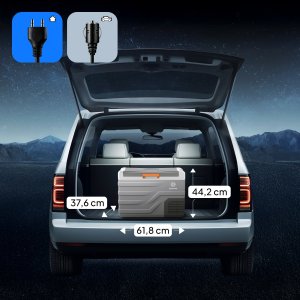 Lodówka turystyczna Peme Quest 40 Adventure Orange + kabel usb 8