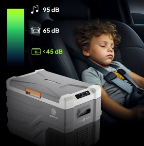 Lodówka turystyczna Peme Quest 40 Adventure Orange + kabel usb 9