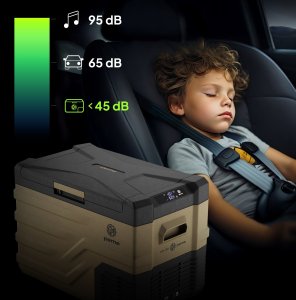 Lodówka turystyczna Peme Quest 40 Storm Sand + kabel usb 9