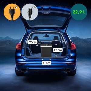 Lodówka turystyczna Peme Essential 27 Night Sky + kabel usb 8