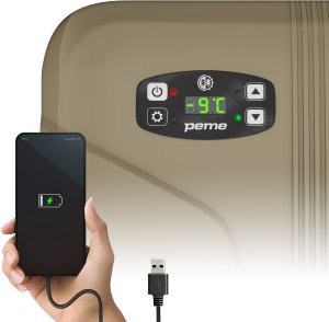 Lodówka turystyczna Peme Essential 27 Sand Storm + kabel usb 7