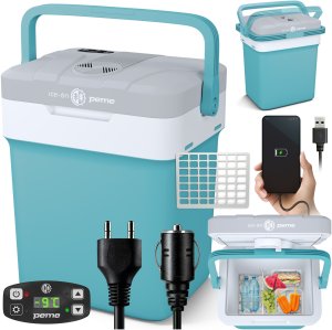 Lodówka turystyczna Peme Essential 32 Cool Mint + kabel usb 2