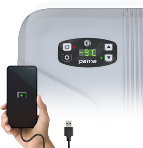 Lodówka turystyczna Peme Essential 32 Cool Mint + kabel usb 7