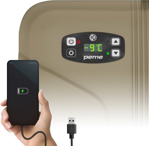 Lodówka turystyczna Peme Essential 32 Sand Storm + kabel usb 7