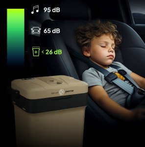 Lodówka turystyczna Peme Essential 32 Sand Storm + kabel usb 9