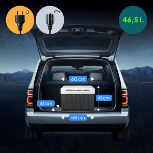 Lodówka turystyczna Peme Essential 50 Adventure Orange + kabel usb 9