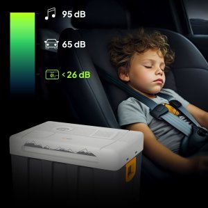 Lodówka turystyczna Peme Essential 50 Adventure Orange + kabel usb 10