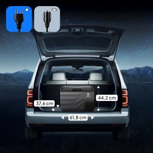Lodówka turystyczna Peme Quest 40 Dark Sky + kabel usb 8