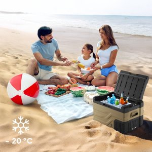 Lodówka turystyczna Peme Quest 30 Storm Sand + kabel usb 4