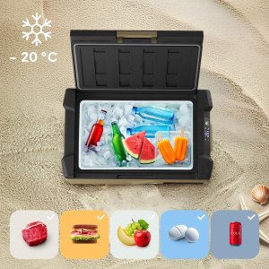 Lodówka turystyczna Peme Quest 30 Storm Sand + kabel usb 5