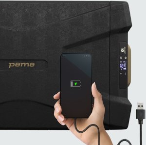 Lodówka turystyczna Peme Quest 30 Storm Sand + kabel usb 7