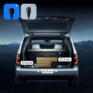 Lodówka turystyczna Peme Quest 30 Storm Sand + kabel usb 8