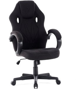 Fotel SENSE7 Prism - materiałowy, czarny + kabel usb 2