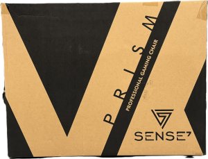 Fotel SENSE7 Prism - materiałowy, czarny + kabel usb 4