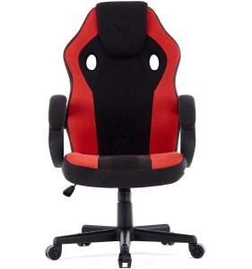 Fotel SENSE7 Prism materiałowy czarno-czerwony + kabel usb 9