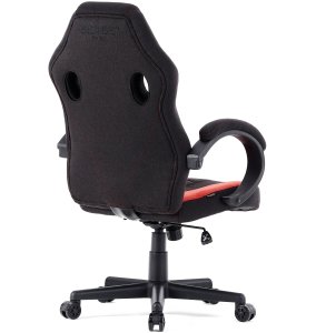 Fotel SENSE7 Prism materiałowy czarno-czerwony + kabel usb 11