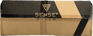 Fotel SENSE7 Prism materiałowy czarno-czerwony + kabel usb 4