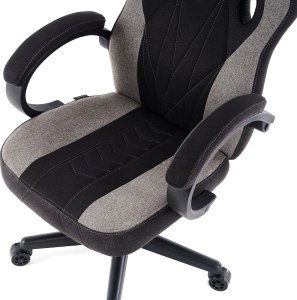 Fotel SENSE7 Prism materiałowy czarno-szary + kabel usb 13