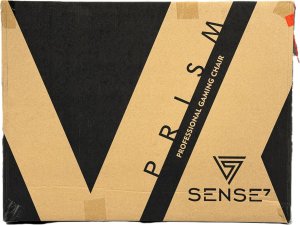 Fotel SENSE7 Prism materiałowy czarno-szary + kabel usb 7