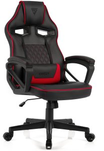 Fotel SENSE7 Knight czarno-czerwony + kabel usb 2