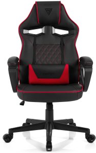 Fotel SENSE7 Knight czarno-czerwony + kabel usb 5