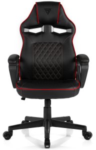 Fotel SENSE7 Knight czarno-czerwony + kabel usb 6