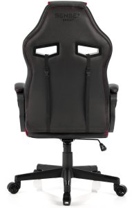 Fotel SENSE7 Knight czarno-czerwony + kabel usb 9