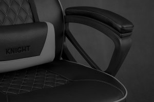 Fotel SENSE7 Knight czarno-szary + kabel usb 18