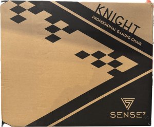 Fotel SENSE7 Knight czarno-szary + kabel usb 25