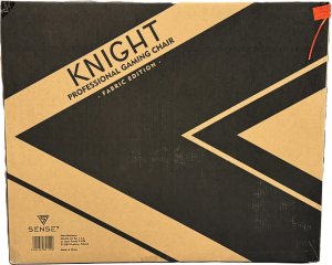 Fotel SENSE7 Knight materiałowy czarno-czerwony + kabel usb 13