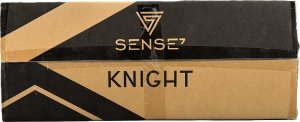 Fotel SENSE7 Knight materiałowy czarno-czerwony + kabel usb 4