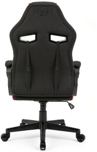 Fotel SENSE7 Knight materiałowy czarno-czerwony + kabel usb 10