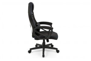 Fotel SENSE7 Knight materiałowy czarno-niebieski + kabel usb 2